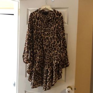 Leopard print blouse